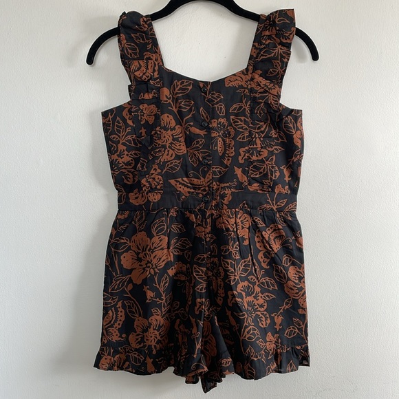 Janie and Jack Floral Romper - Picture 3 of 11